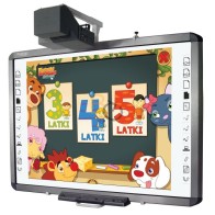 Zestaw interaktywny - tablica interaktywna QOMO QWB200 PS + projektor + uchwyt
