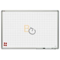 Tablica suchościeralna w kratkę 2x3 OfficeBoard 150x100cm ceramiczna, magnetyczna