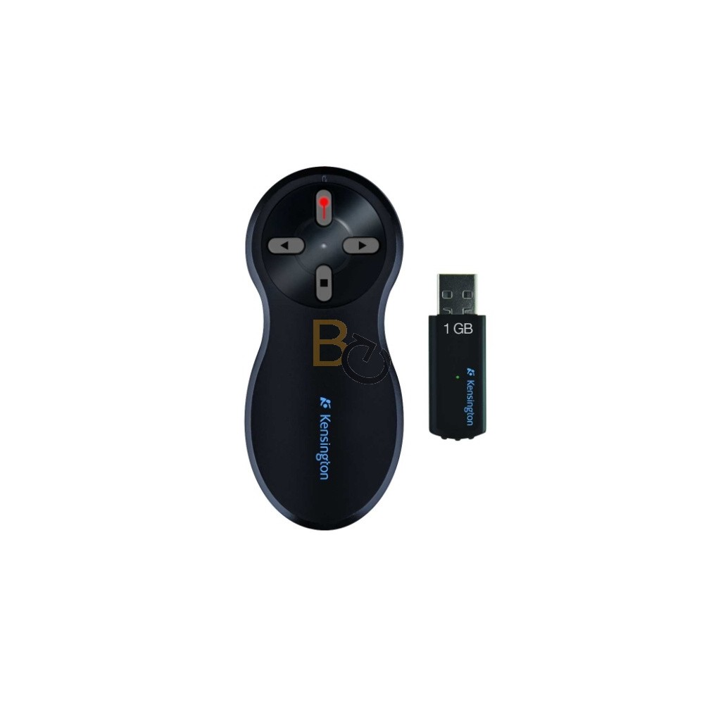 Pilot do prezentacji Kensington Wireless Presenter with Laser Pointer and Memory