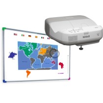 Zestaw interaktywny - tablica interaktywna Interwrite DualBoard 1279 + Epson EB-470 + uchwyt ścienny