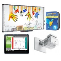 EKOPRACOWNIA - Zestaw 3 - Monitor interaktywny Ideao Hub 24 +  Tablica interaktywna Avtek TT-Board 90 PRO" + Ideao Hub 24" + Pro