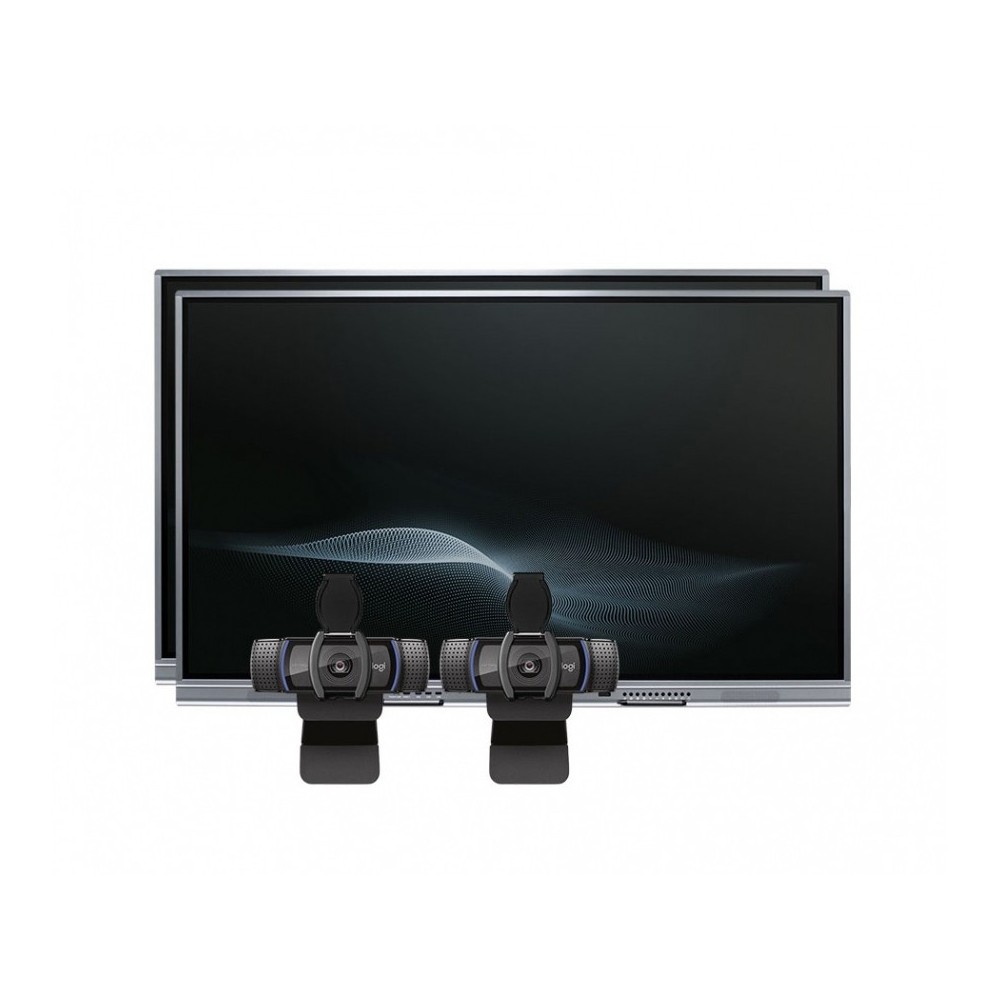 Zestaw interaktywny 14000 PLN 1 / Aktywna tablica 2023 2x monitor myBoard Silver (65 cali, 4K) + 2x Kamera internetowa Full HD z