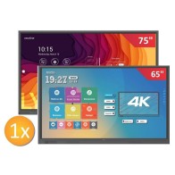 Zestaw interaktywny 14000 PLN 4 / Aktywna tablica 2023 1x monitor Newline TT-6519RS (65 cali, 4K) + 1x monitor Newline TT-7521Q