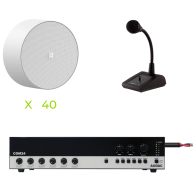 AUDAC - Zestaw audio pod radiowęzeł