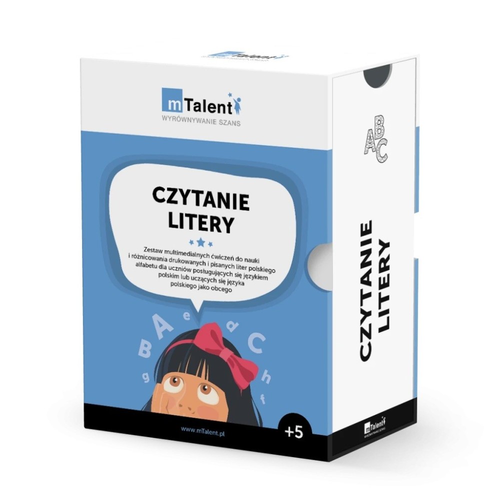mTalent. Czytanie. Litery