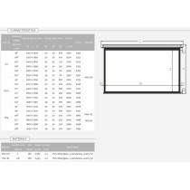 Ekran elektryczny do zabudowy Suprema Polaris Lite 260x146 cm (16:9)