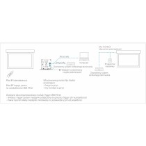 Ekran elektryczny do zabudowy Suprema Polaris Pro White V3 280x210 cm (4:3)