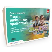 Eduterapeutica lux Trening Umiejętności Społecznych. Zestaw stolikowo-dywanowy gier integracyjnych