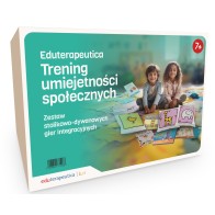 Eduterapeutica lux Trening Umiejętności Społecznych. Zestaw stolikowo-dywanowy gier integracyjnych