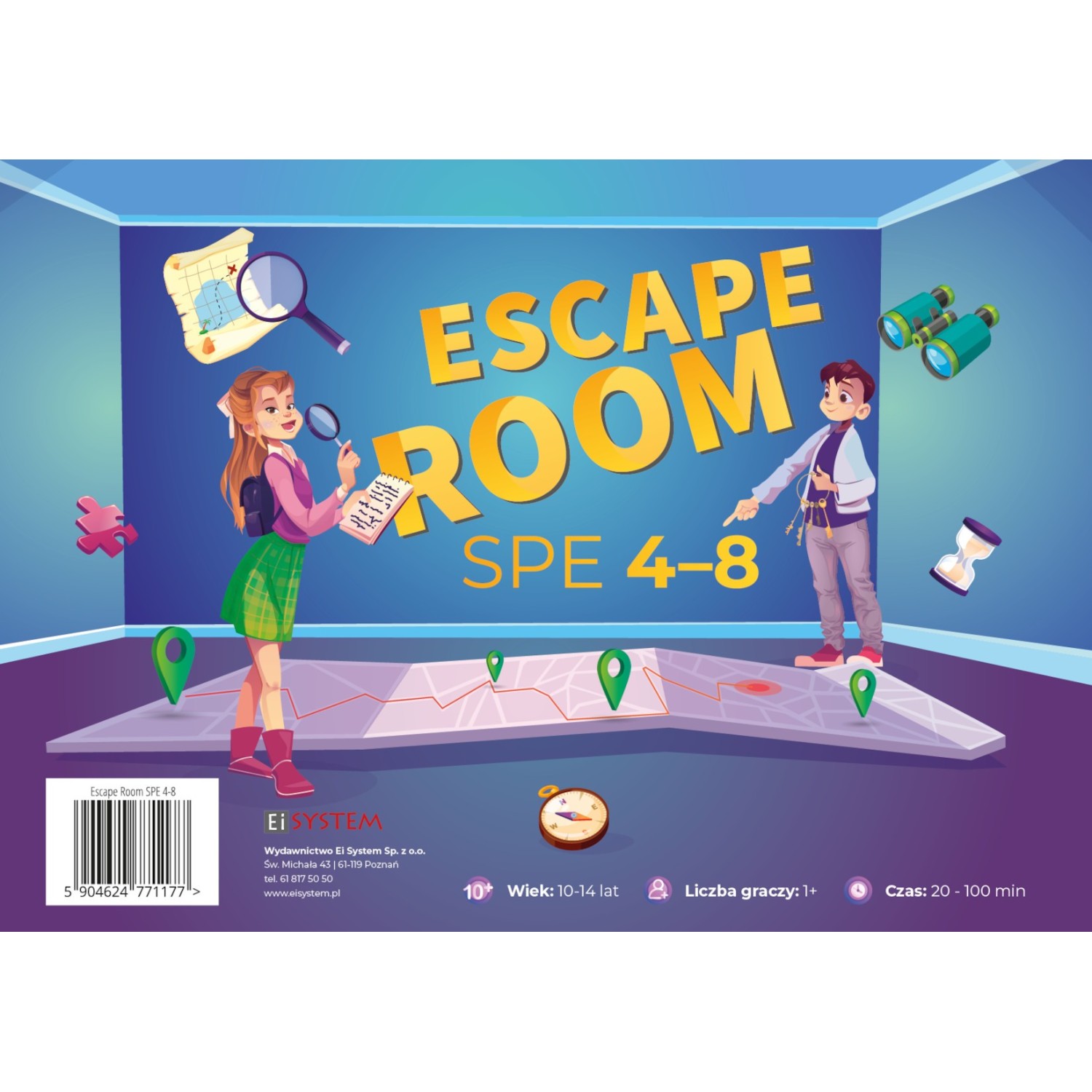 Gra ESCAPE ROOM. SPE 4-8