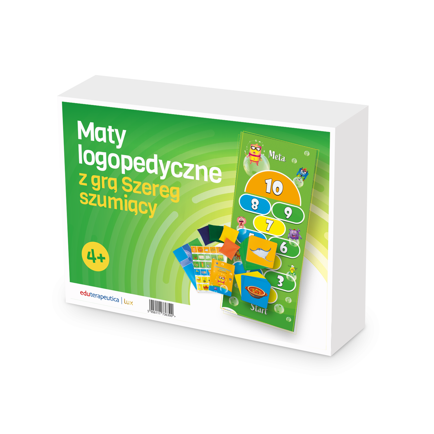 Eduterapeutica lux Maty logopedyczne z grą Szereg szumiący