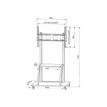 Techly mobilny stojak do monitora ICA-TR30 55-100 cali