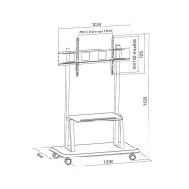 Techly mobilny stojak do monitora ICA-TR31 55 - 120 cali