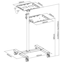 Stolik do projektora Techly ICA-TB TPM-10
