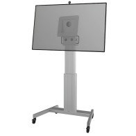 Wózek mobilny, elektryczny NM-HUB2LIFTSILVER do monitora 50 cali