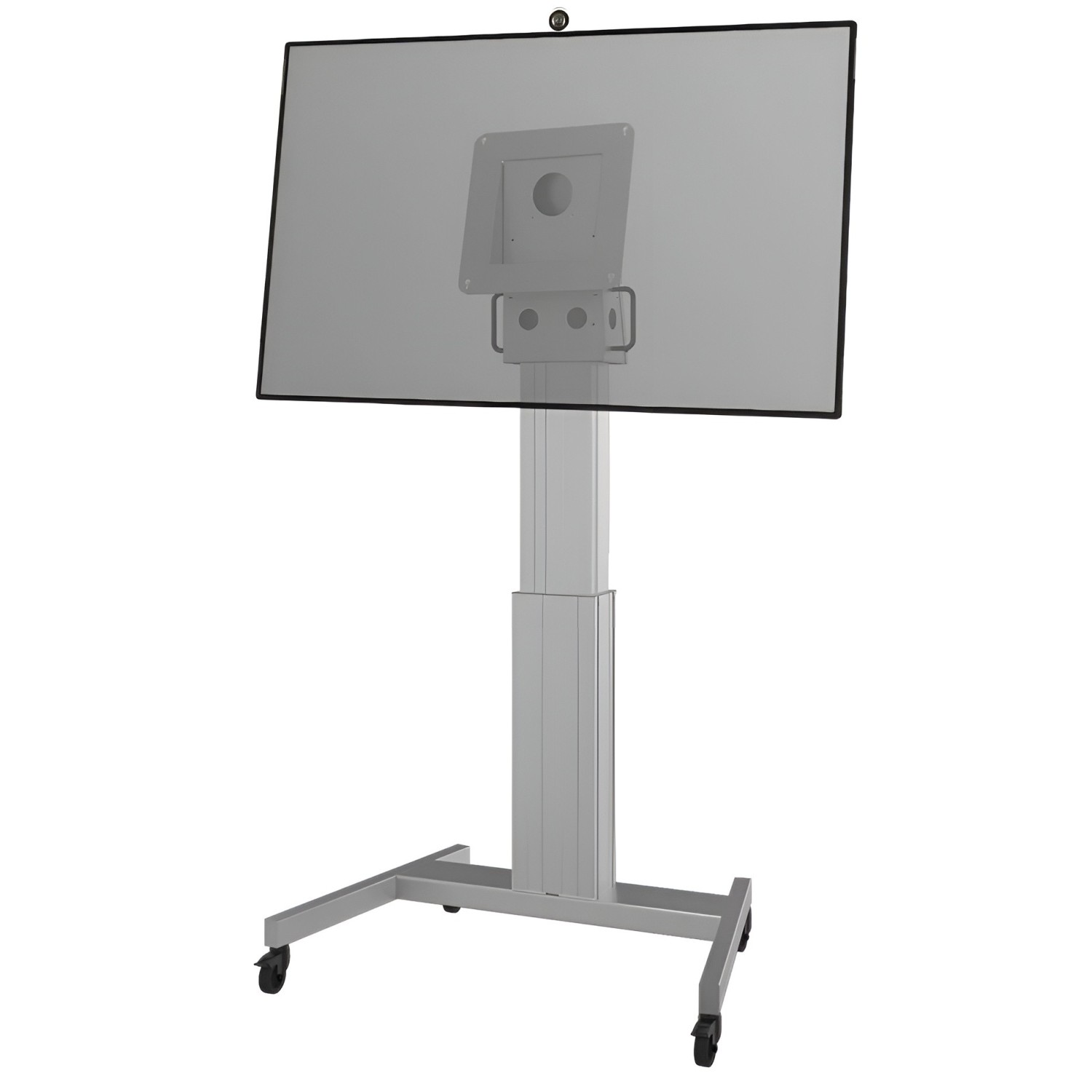 Wózek mobilny, elektryczny NM-HUB2LIFTSILVER do monitora 50 cali