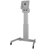 Wózek mobilny, elektryczny NM-HUB2LIFTSILVER do monitora 50 cali
