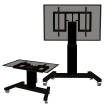 Wózek mobilny, elektryczny PLASMA-M2500TBLACK do monitora 42 -100 cali