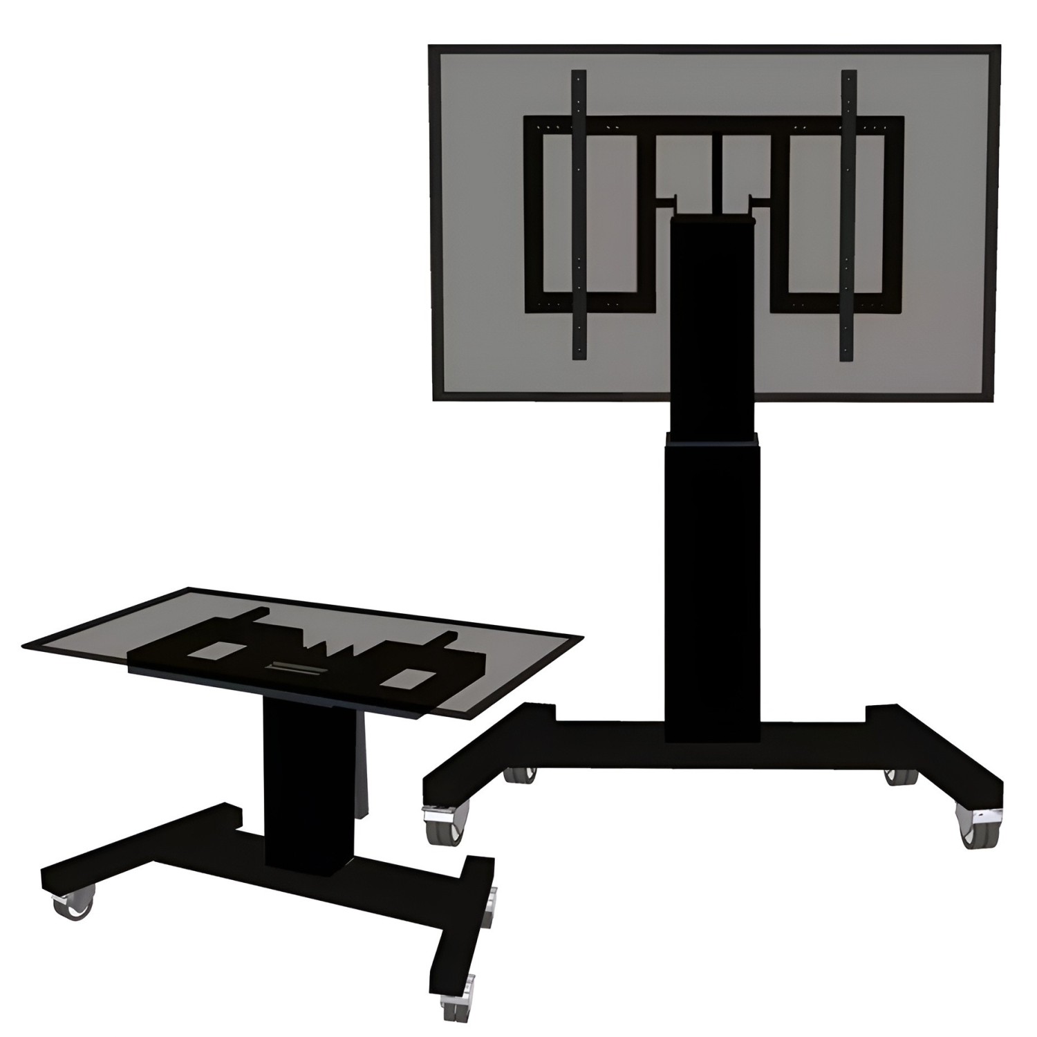 Wózek mobilny, elektryczny PLASMA-M2500TBLACK do monitora 42 -100 cali
