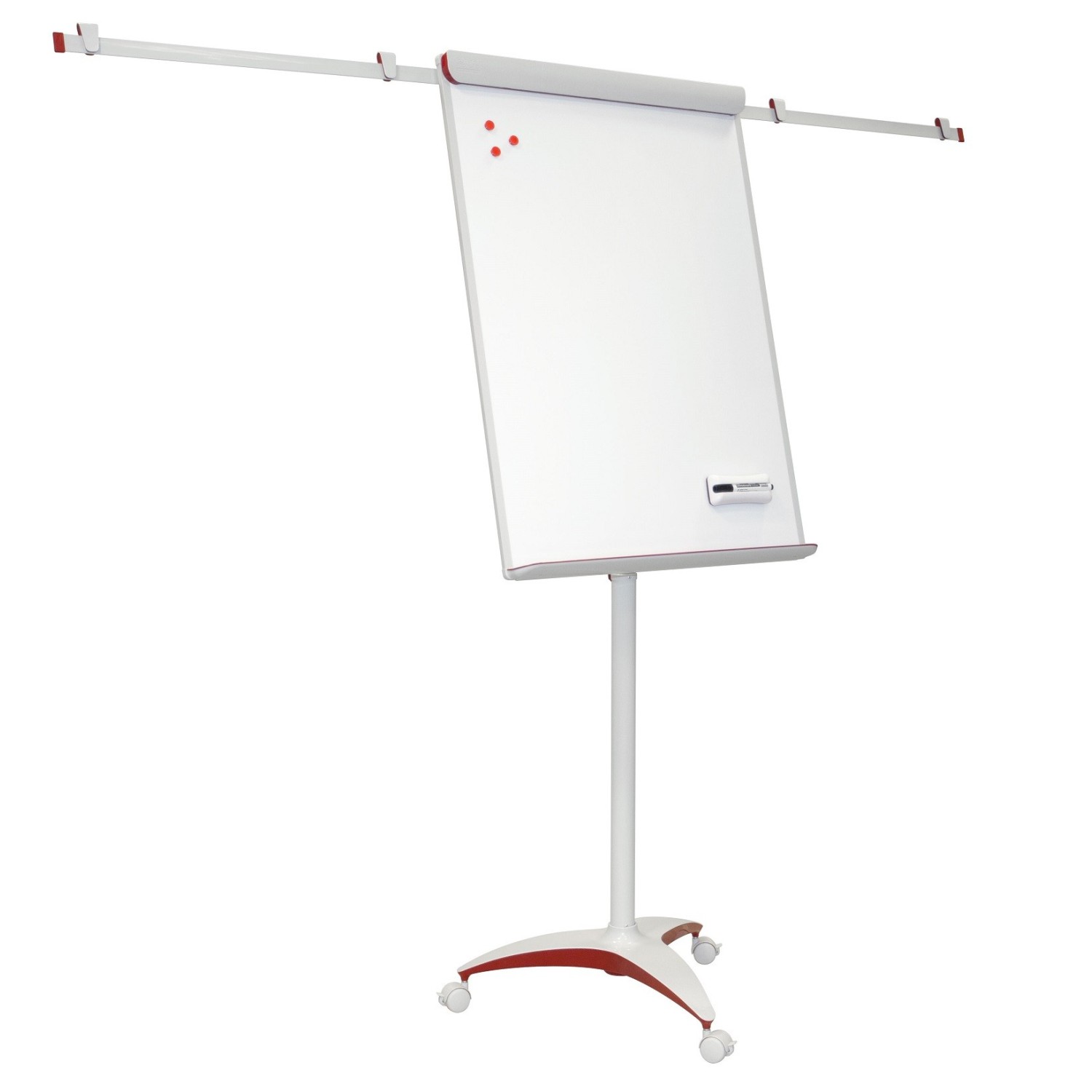 Flipchart 2x3 Office PRO Red mobilny z ramionami TF18