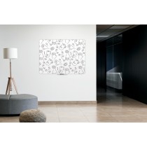 Tablica bezramowa 2x3 Qboard 200x100cm lakierowana