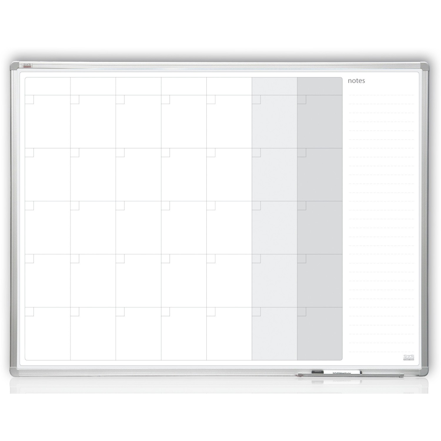 Planer miesięczny + pole notatek 2x3 OfficeBoard TP007