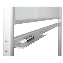 Tablica dwustronna szklana mobilna 2x3 120x90 cm niemagnetyczna