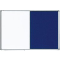 Tablica Combi 2x3 lakierowana, tekstylna 90x60 cm