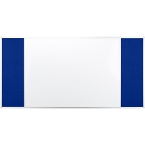 Tablica Combi 3-częściowa 2x3 150x100cm magnetyczna, lakierowana, tekstylna