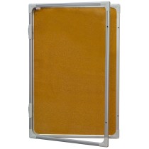Gablota wewnętrzna 2x3 jednodrzwiowa model 2 60x90 cm - korkowa