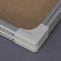 Gablota wewnętrzna 2x3 jednodrzwiowa model 2 90x120 cm - korkowa