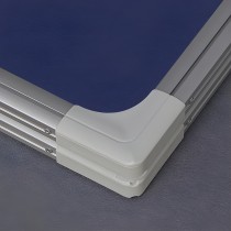 Gablota wewnętrzna 2x3 jednodrzwiowa model 2 90x120 cm - tekstylna