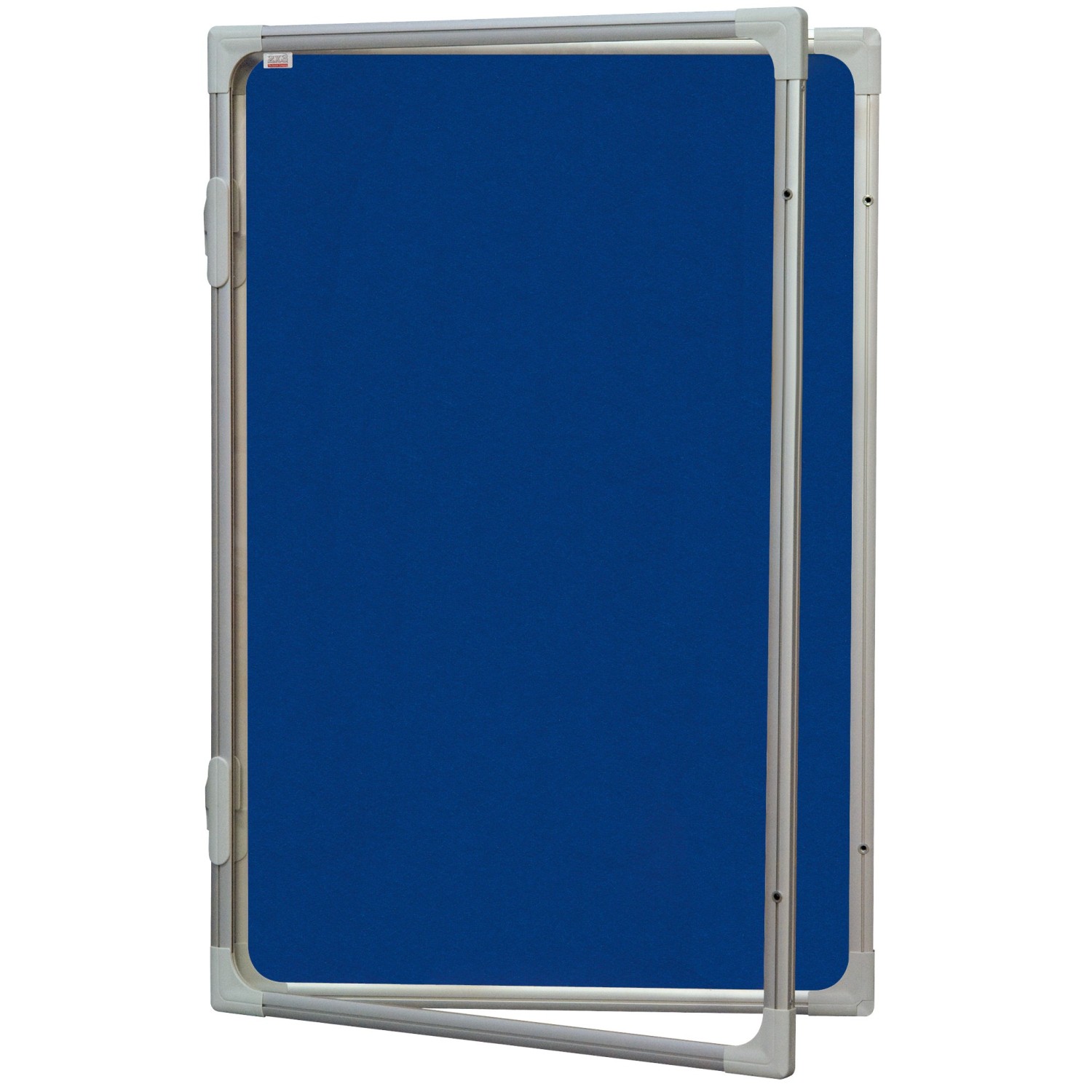 Gablota wewnętrzna 2x3 jednodrzwiowa model 2 90x120 cm - tekstylna