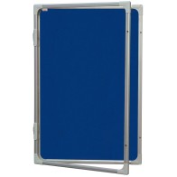 Gablota wewnętrzna 2x3 jednodrzwiowa model 2 120x180 cm - tekstylna