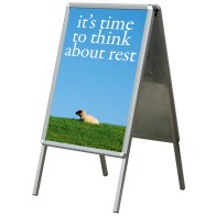 Stojak na plakaty 2x3 typu A rozmiar B2 (700x500mm)