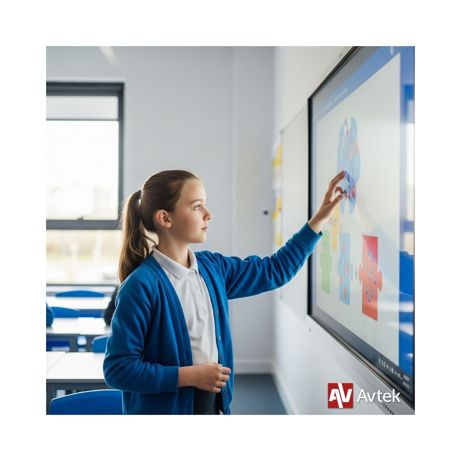 Monitor Avtek w szkole