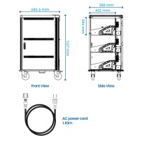 Mobilna stacja ładująca Ewent EW1701 dla 36 laptopów (do 15,6 cala) lub tabletów