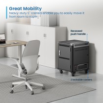 Mobilna stacja ładująca Ewent EW1703 dla 16 laptopów (do 15,6 cala) lub tabletów