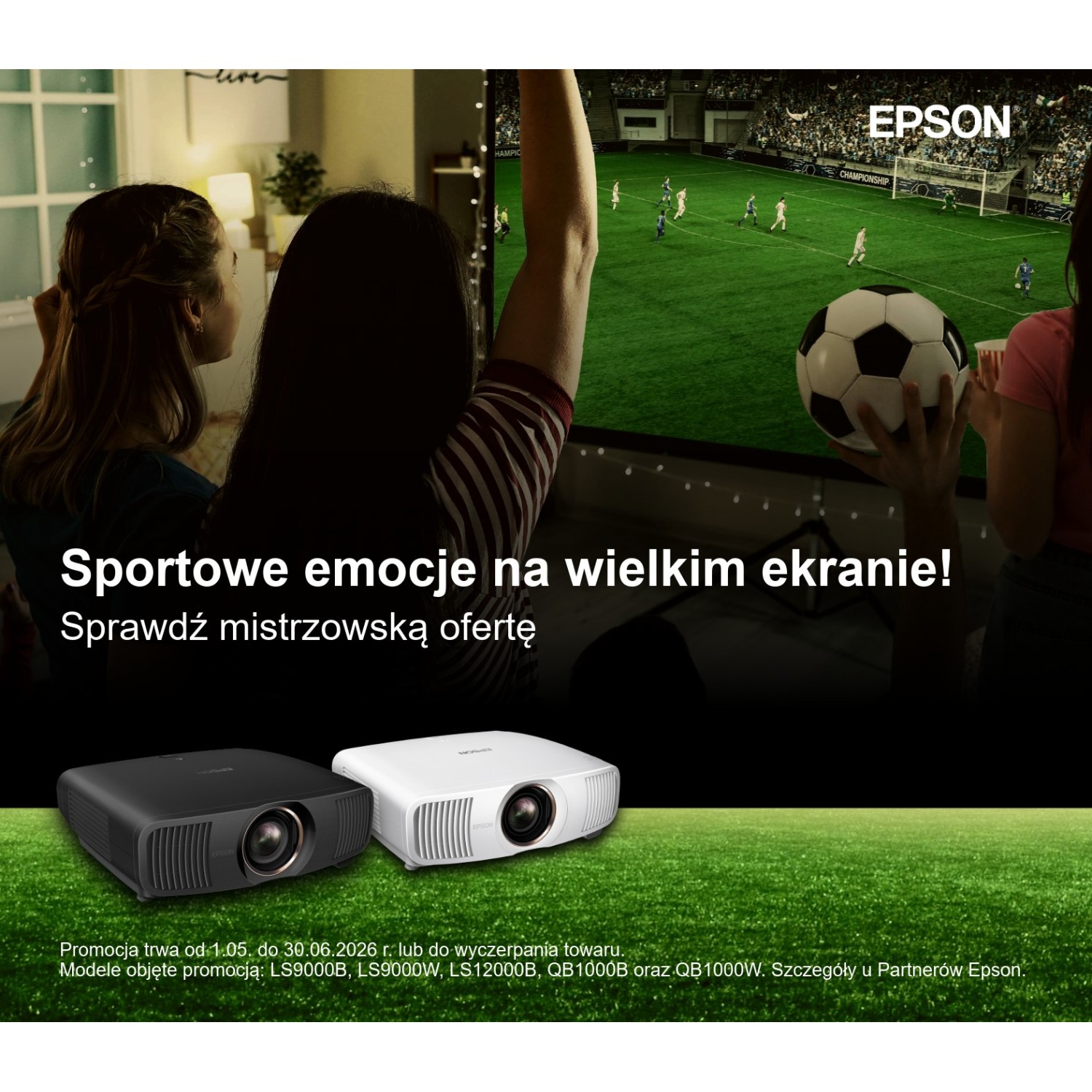 Projektor do kina domowego Epson EH-QB1000W