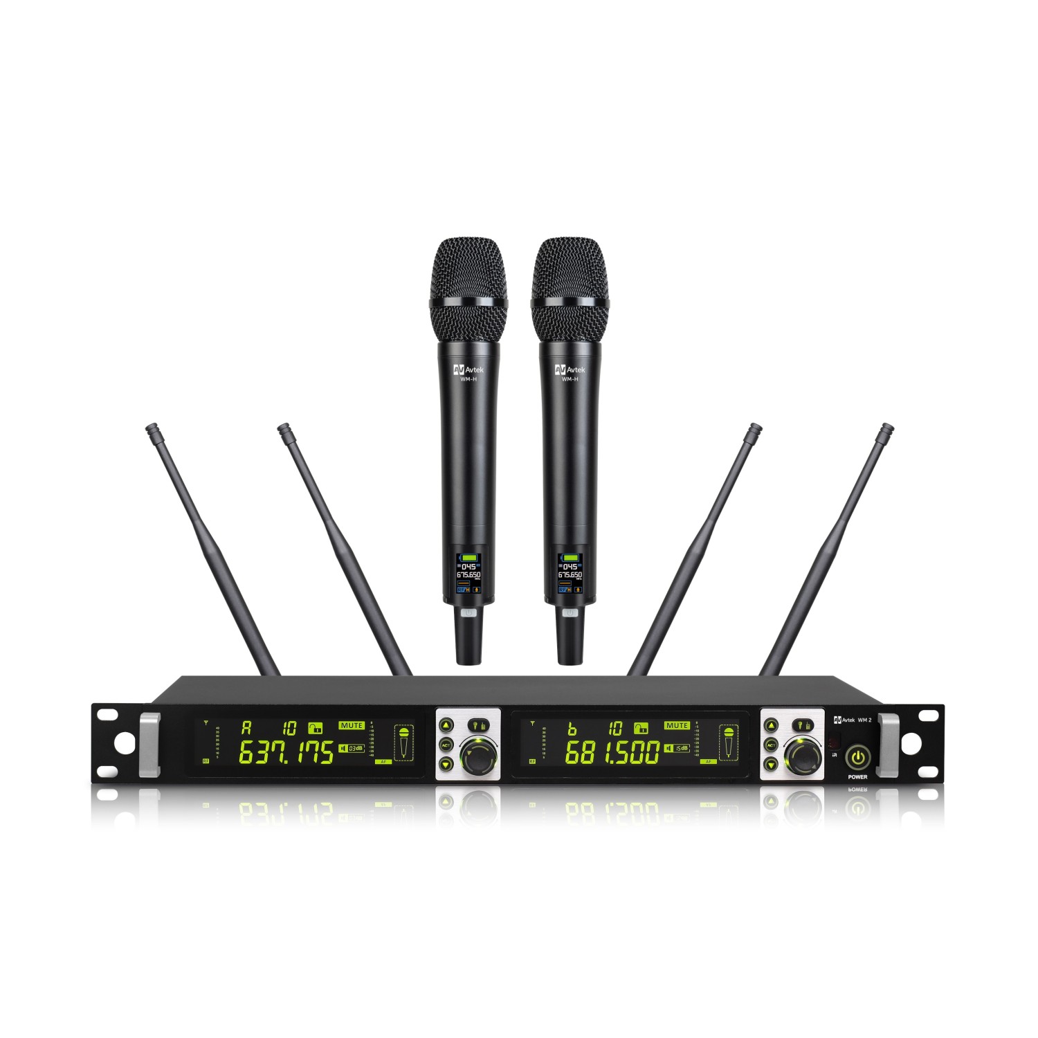 Zestaw bezprzewodowy z nadajnikiem bodypack Avtek WM 2H