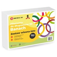 Zestaw filamentów Banach do długopisów 3D wiosna-lato - 160 m