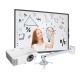 Zestaw interaktywny: Tablica interaktywna Avtek TT-Board 80 + Vivitek DX335ST-EDU + uchwyt