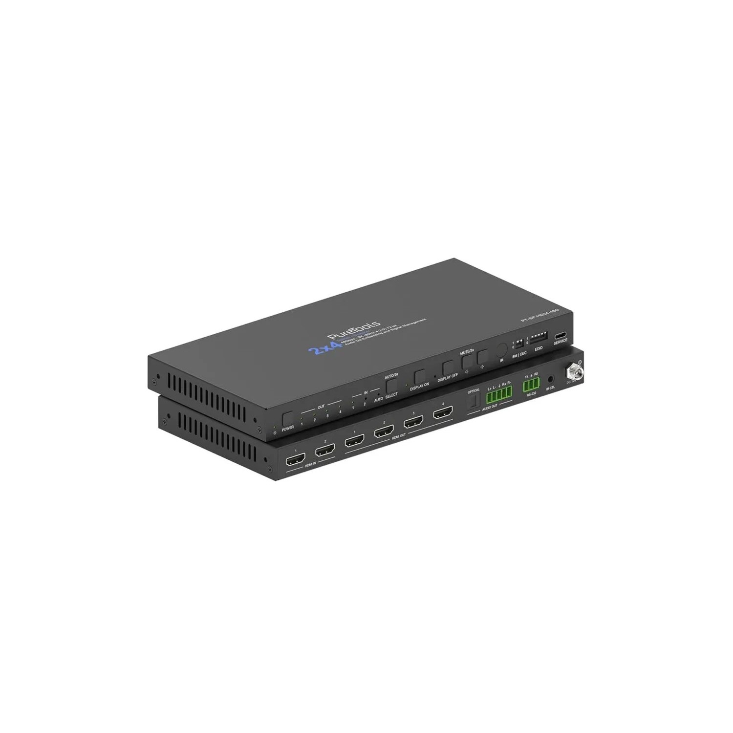 Przełącznik / rozdzielacz 2x4 HDMI 2.1 8K PureLink PT-SP-HD24-48G