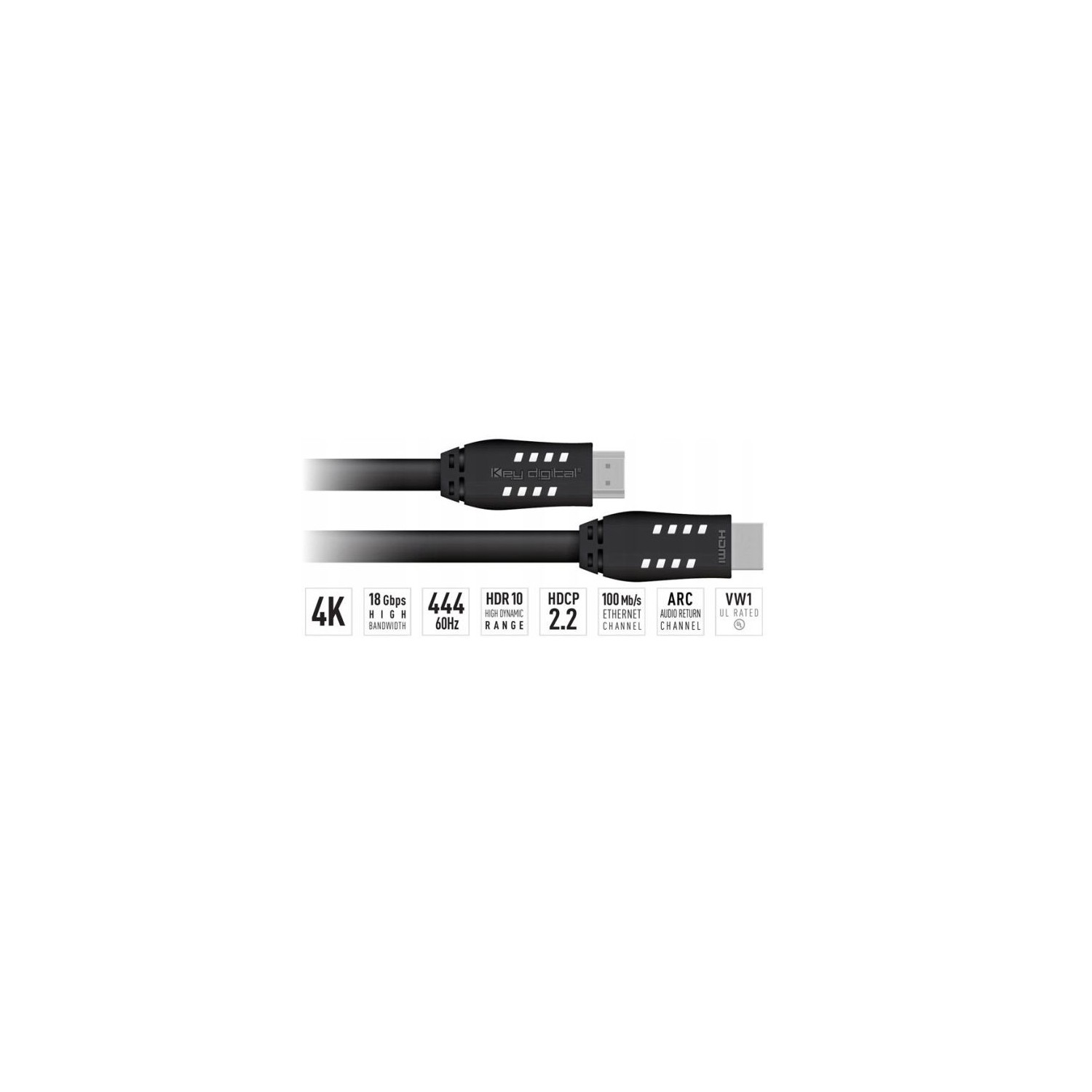 KEY DIGITAL HDMI Cable UHD/4K KD-HIFI60ProK 18,3m