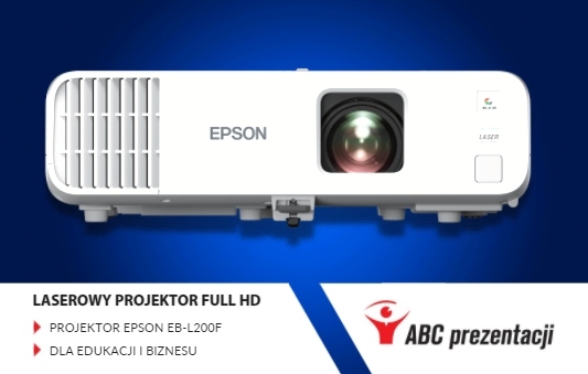 EPSON EB-L200F - PROJEKTOR LASEROWY FULL HD DLA EDUKACJI I BIZNESU