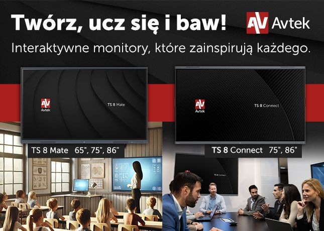Super okazja cenowa - kod rabatowy na monitor interaktywny Avtek TS8 Mate 86 cali