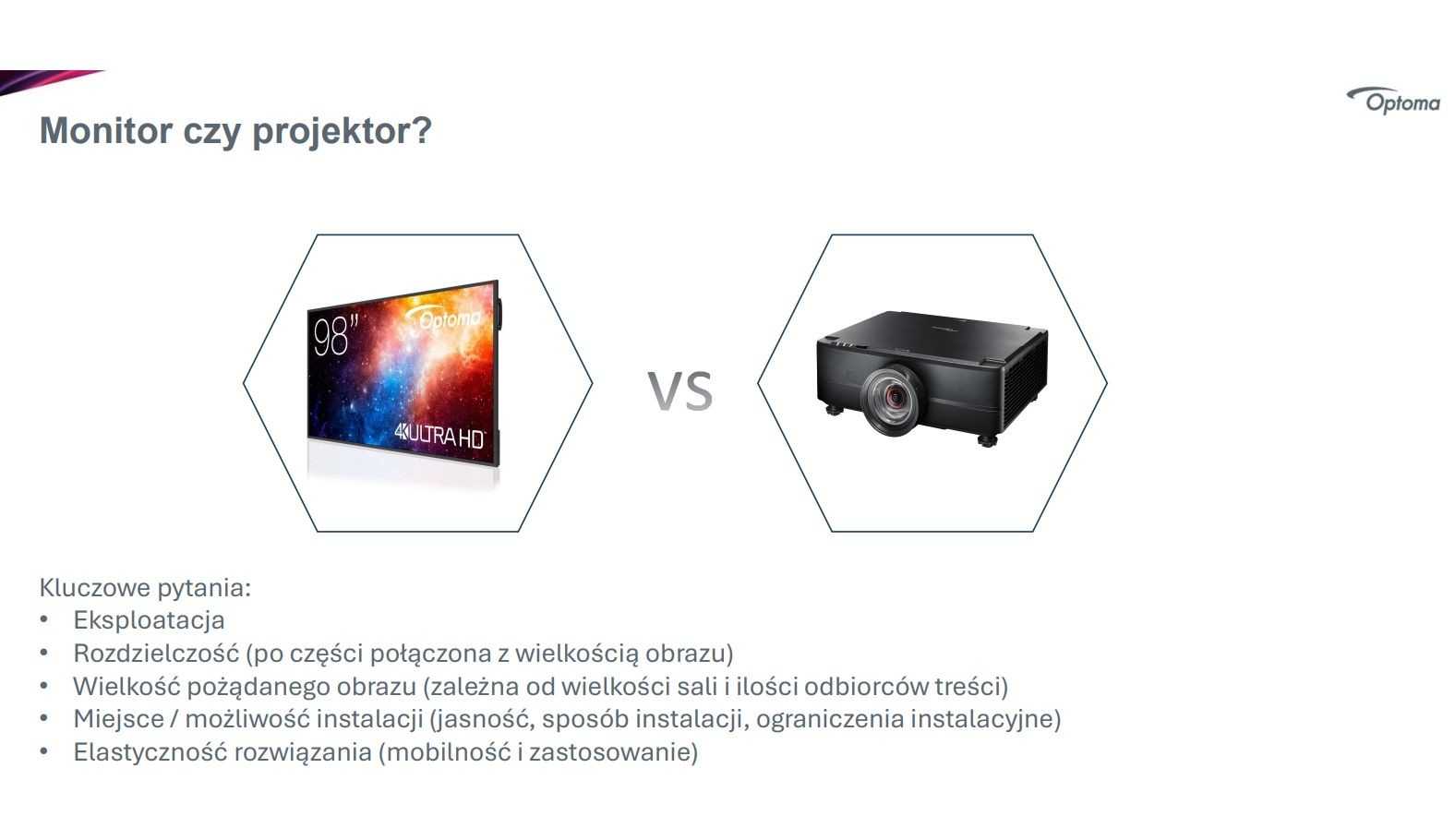 Co wybrać projektor czy monitor ? Na co zwrócić uwagę przy zakupie projektora lub monitora ?
