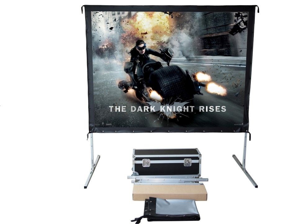 Ekrany przenośne ramowe Avtek Fold do szkół, domów kultury, na targi i wystawy 