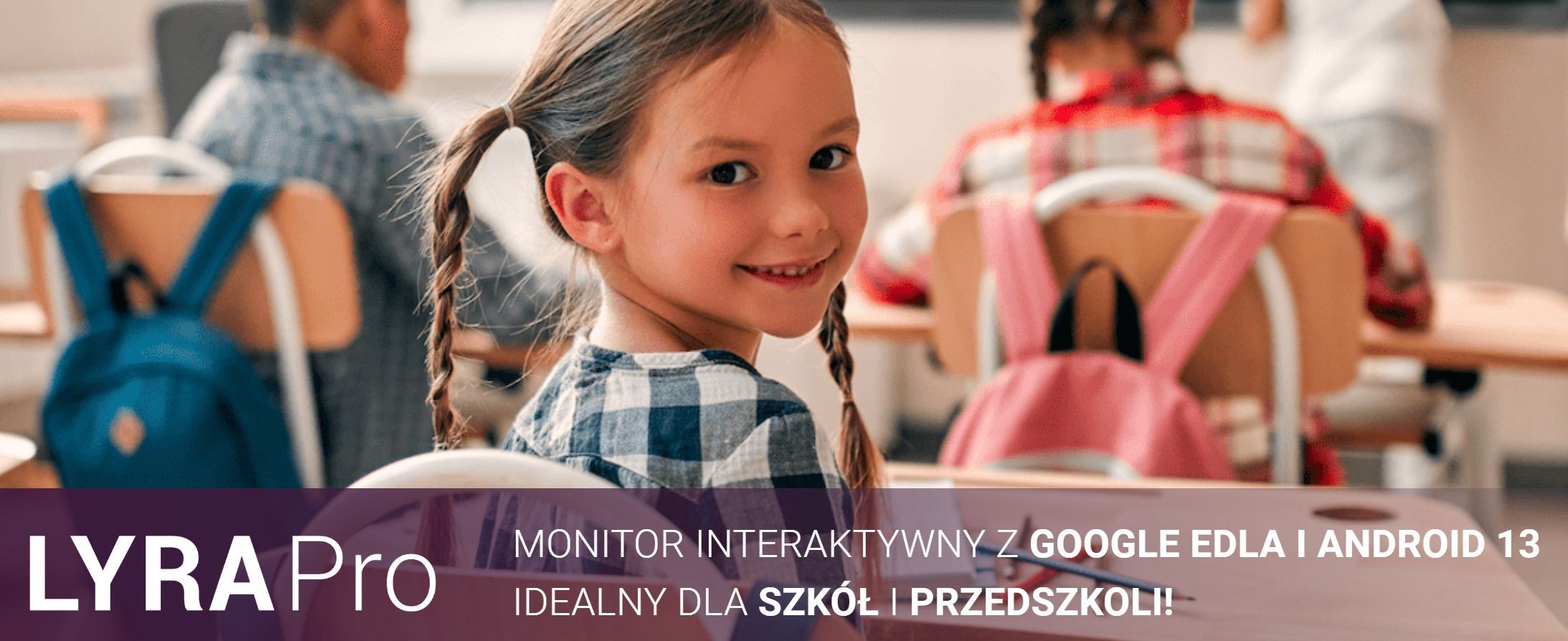 Monitor interaktywny do szkoły i biura - Newline Lyra Pro 75 cali
