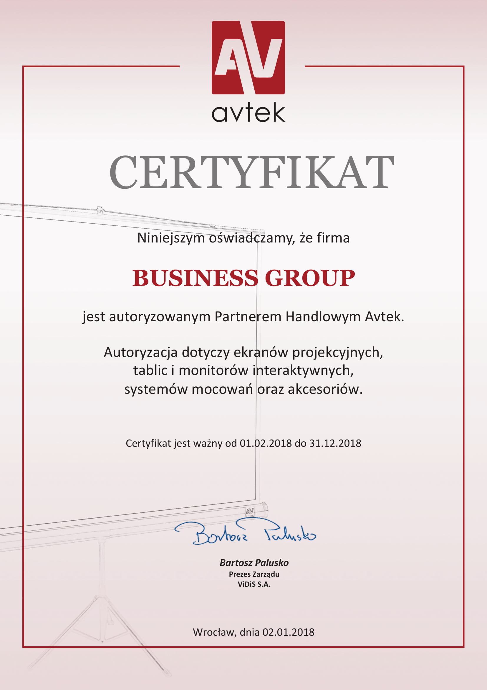 Certyfikat_AVTEK